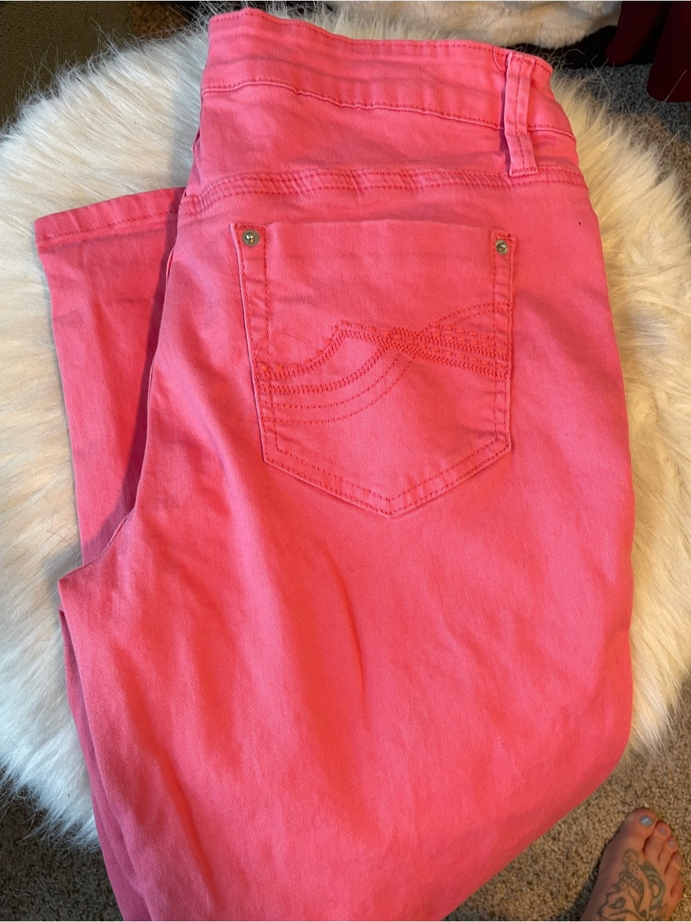 Signature Studio Pink Skinny Jeans